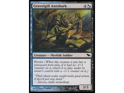 Gravelgill Axeshark (Foil ANO, Stav Near Mint)