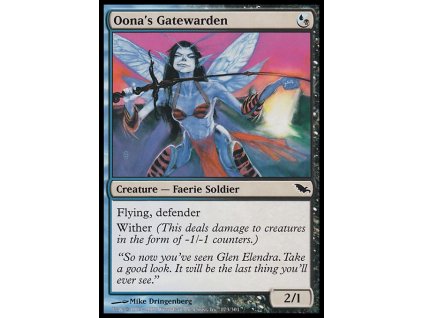 Oona's Gatewarden (Foil NE, Stav Near Mint)