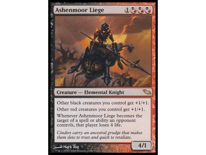 Ashenmoor Liege (Foil NE, Stav Light Played)