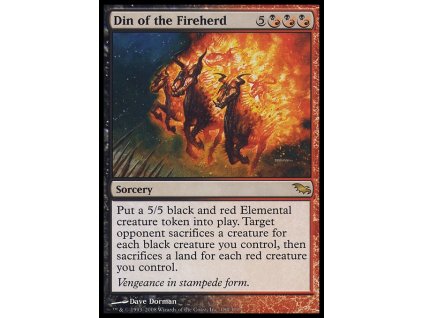 Din of the Fireherd (Foil NE, Stav Near Mint)