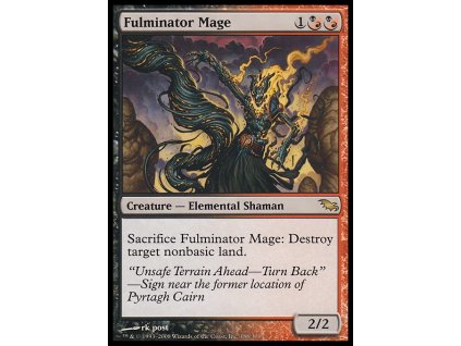 Fulminator Mage (Foil NE, Stav Light Played)