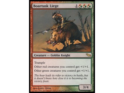 Boartusk Liege (Foil NE, Stav Light Played)