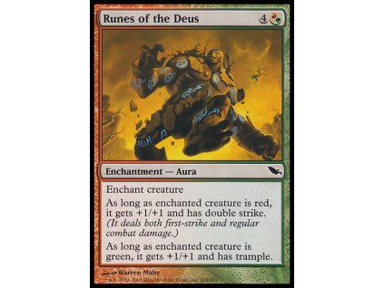 Runes of the Deus (Foil NE, Stav Near Mint)