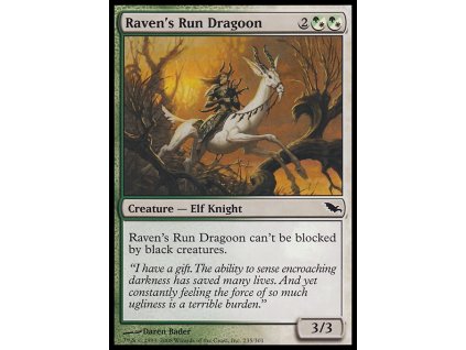 Raven's Run Dragoon (Foil NE, Stav Near Mint)