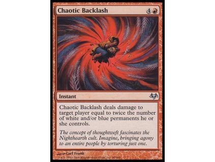 Chaotic Backlash