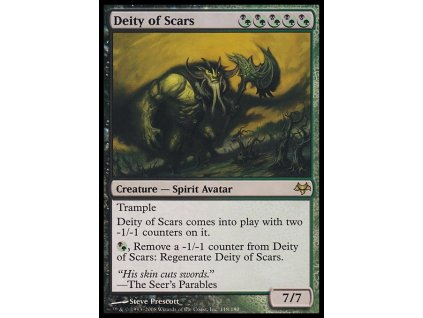 Deity of Scars (Foil NE, Stav Light Played)