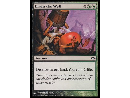 Drain the Well (Foil ANO, Stav Near Mint)