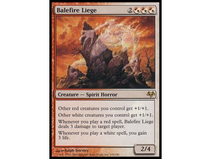 Balefire Liege - NON ENG ITA (Foil NE, Stav Near Mint)