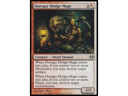 Duergar Hedge-Mage (Foil NE, Stav Near Mint)