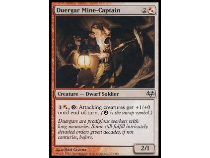 Duergar Mine-Captain (Foil NE, Stav Near Mint)