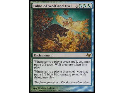 Fable of Wolf and Owl