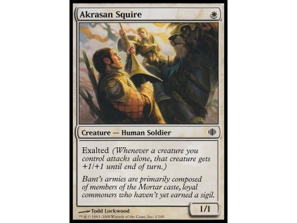 Akrasan Squire (Foil ANO, Stav Near Mint)