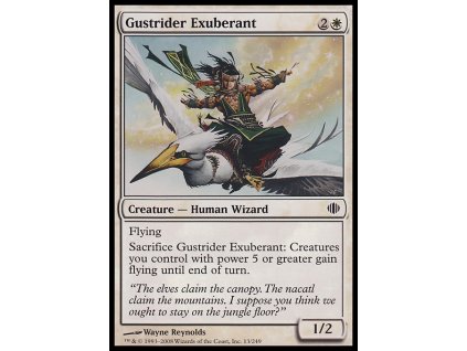 Gustrider Exuberant (Foil ANO, Stav Near Mint)