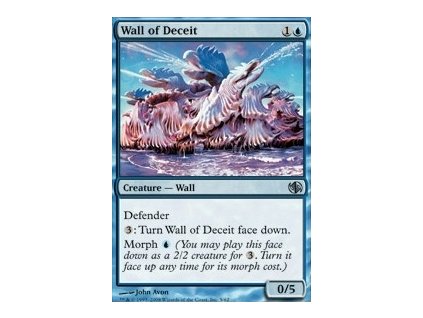 Wall of Deceit (Foil NE, Stav Near Mint)