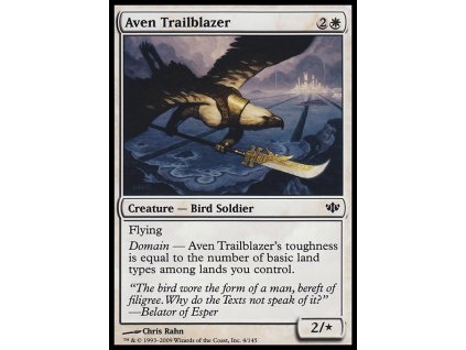 Aven Trailblazer (Foil ANO, Stav Near Mint)