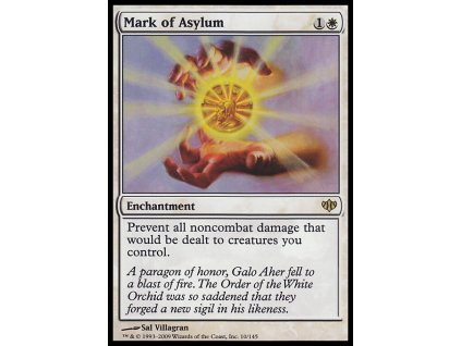 Mark of Asylum (Foil NE, Stav Light Played)