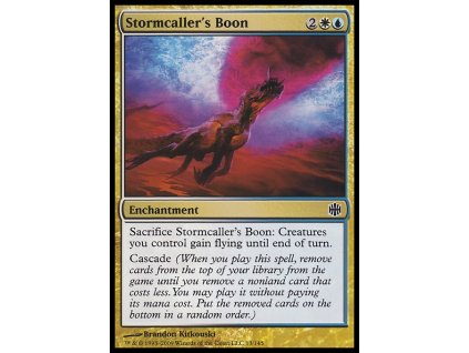 Stormcaller's Boon (Foil ANO, Stav Near Mint)