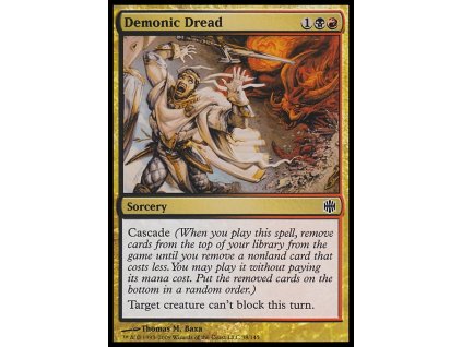 Demonic Dread (Foil NE, Stav Near Mint)