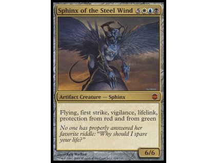 Sphinx of the Steel Wind (Foil NE, Stav Light Played)