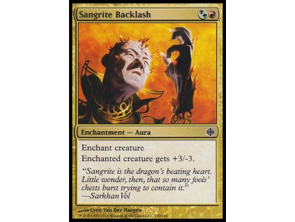 Sangrite Backlash (Foil NE, Stav Near Mint)