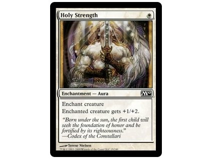 Holy Strength (Foil ANO, Stav Near Mint)