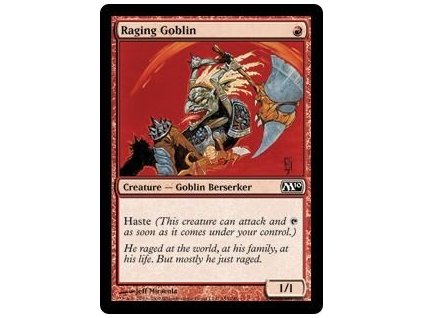 Raging Goblin (Foil NE, Stav Near Mint)