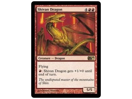 Shivan Dragon (Foil ANO, Stav Near Mint)