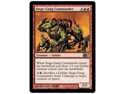 Siege-Gang Commander (Foil NE, Stav Light Played)