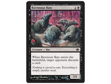 Ravenous Rats (Foil NE, Stav Near Mint)