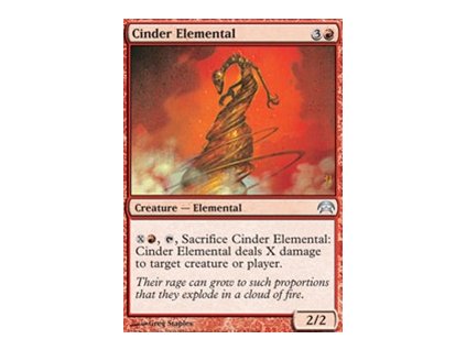 Cinder Elemental (Foil NE, Stav Near Mint)