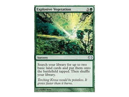 Explosive Vegetation