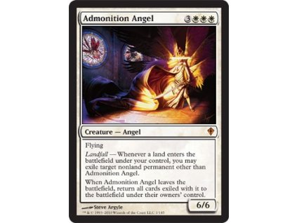 Admonition Angel (Foil NE, Stav Light Played)