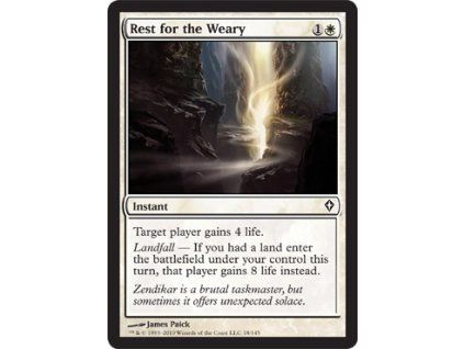 Rest for the Weary