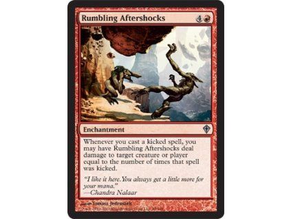 Rumbling Aftershocks
