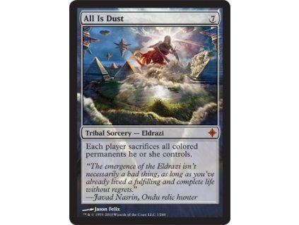 All is Dust (Foil NE, Stav Near Mint)