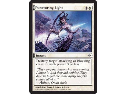 Puncturing Light