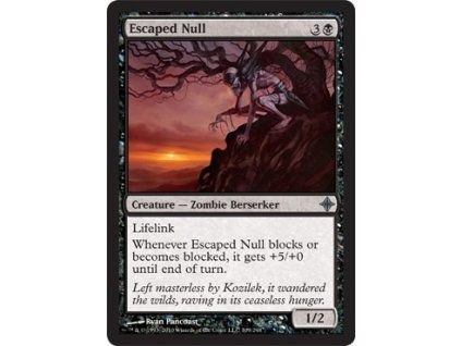 Escaped Null