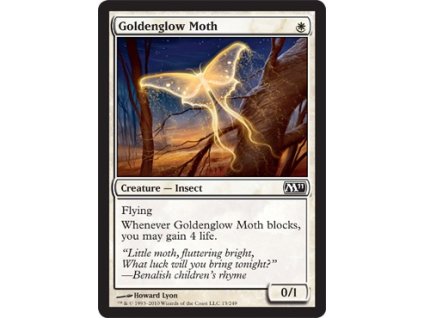 Goldenglow Moth (Foil NE, Stav Near Mint)