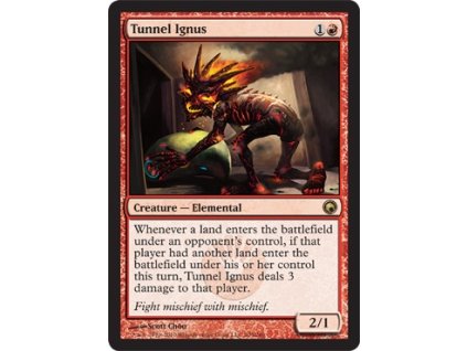 Tunnel Ignus (Foil NE, Stav Near Mint)