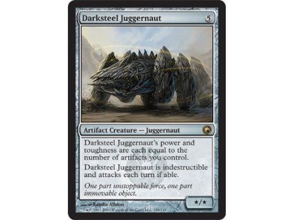 Darksteel Juggernaut (Foil NE, Stav Light Played)