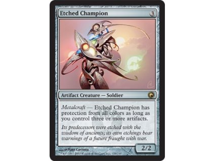 Etched Champion (Foil NE, Stav Played)