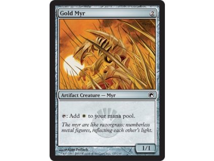 Gold Myr (Foil NE, Stav Near Mint)