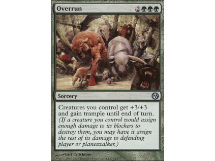 Overrun (Foil NE, Stav Near Mint)