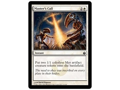 Master's Call (Foil NE, Stav Near Mint)