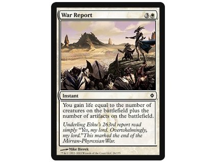 War Report (Foil ANO, Stav Near Mint)