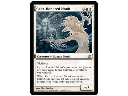 Geist-Honored Monk (Foil NE, Stav Light Played)