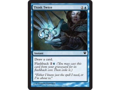 Think Twice (Foil ANO, Stav Near Mint)