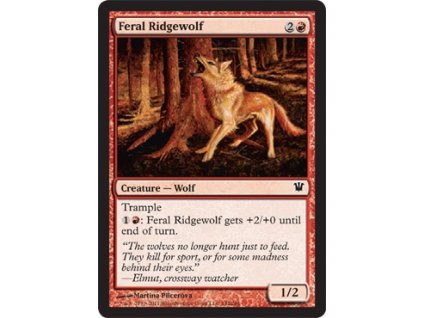 Feral Ridgewolf (Foil ANO, Stav Near Mint)