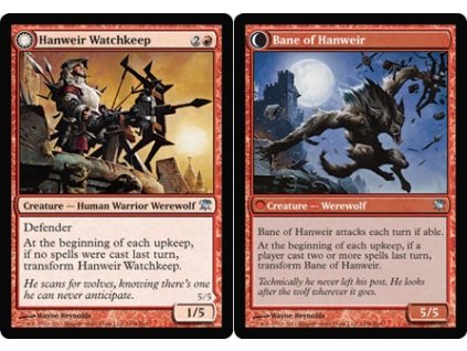 Hanweir Watchkeep // Bane of Hanweir (Foil NE, Stav Near Mint)