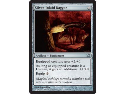 Silver-Inlaid Dagger